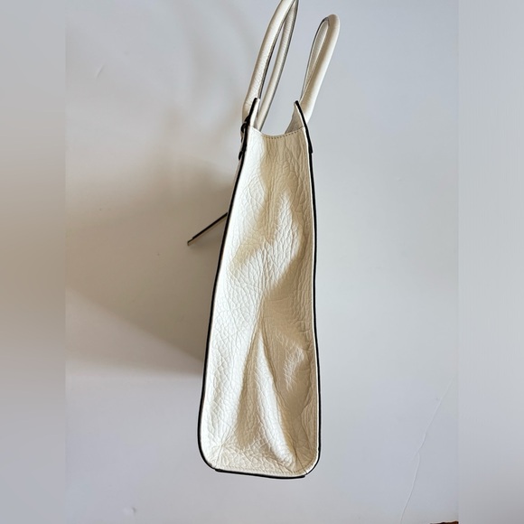 New Kate Spade White Lynne Perri Lane Leather Tote Bag - Picture 9 of 12